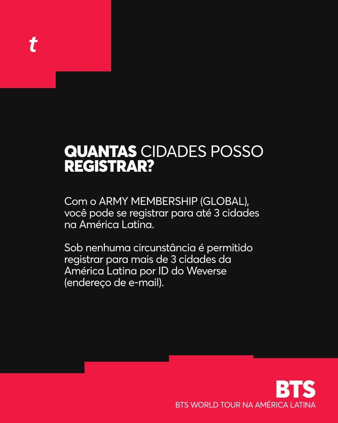 Foto: Reprodução Facebook/TicketmasterBR