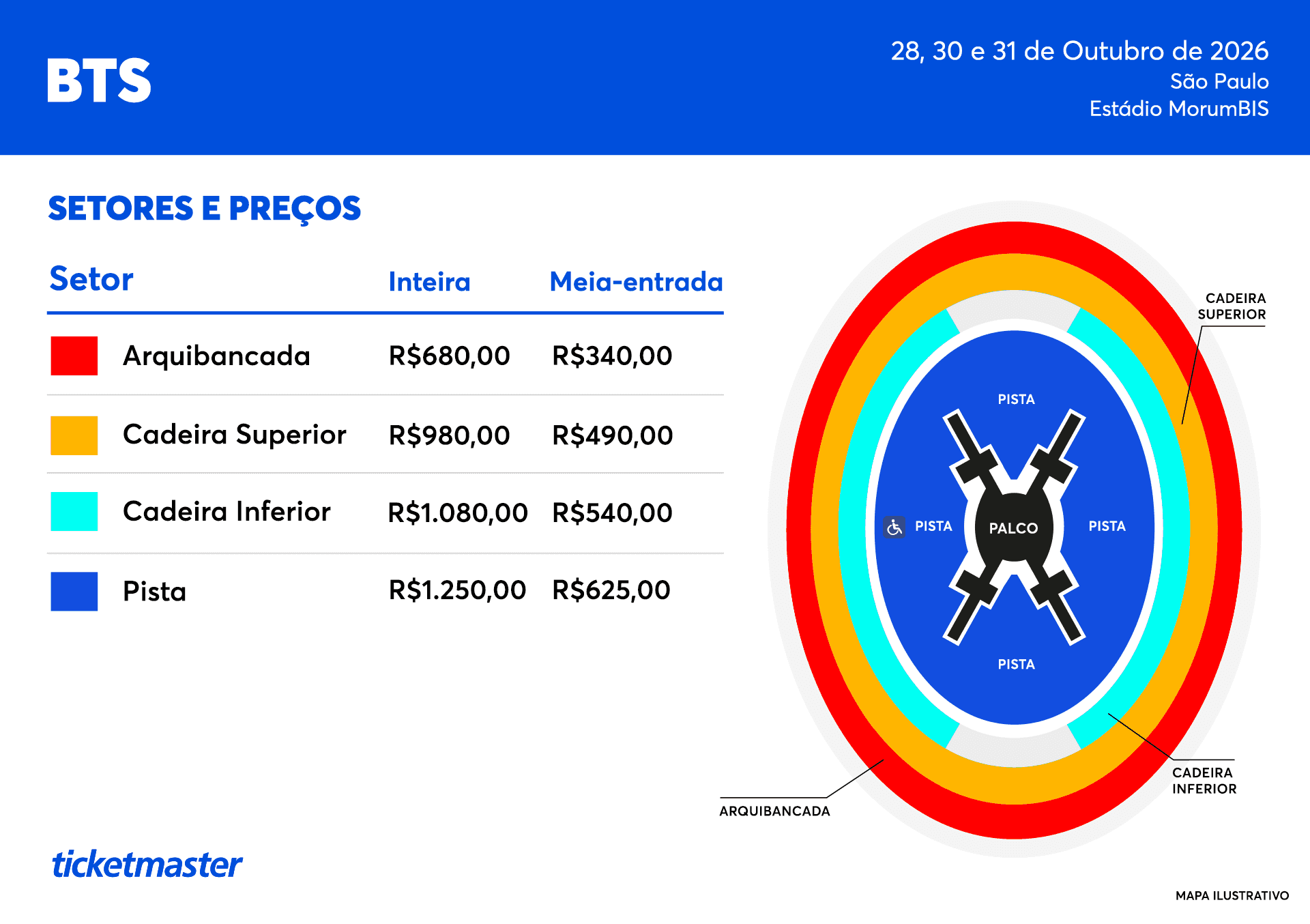 Foto: Reprodução/Ticketmaster
