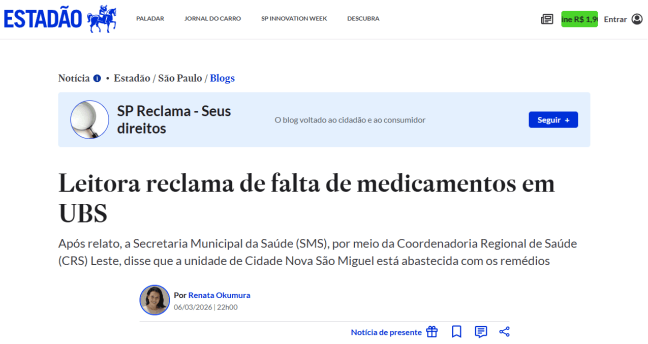 Foto: Reprodução/Estadão