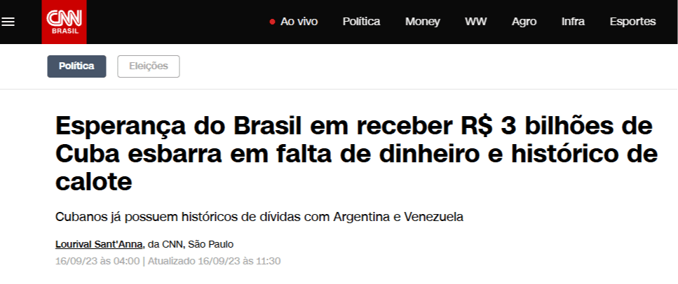 Foto: Reprodução/CNN